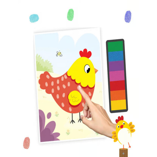 Dreamland | Farm Fingerprint Art Activity Book for Children