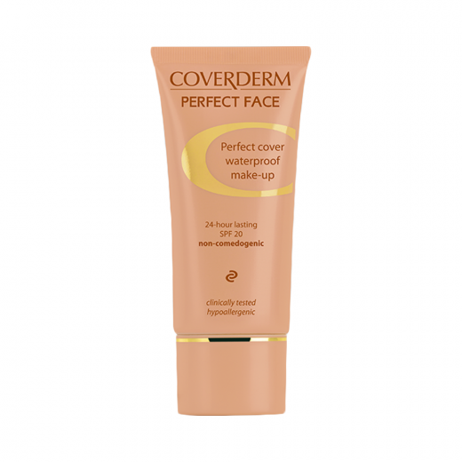 Coverderm Perfect Face Spf 20, Number 3A , Waterproof Make-up 30ml