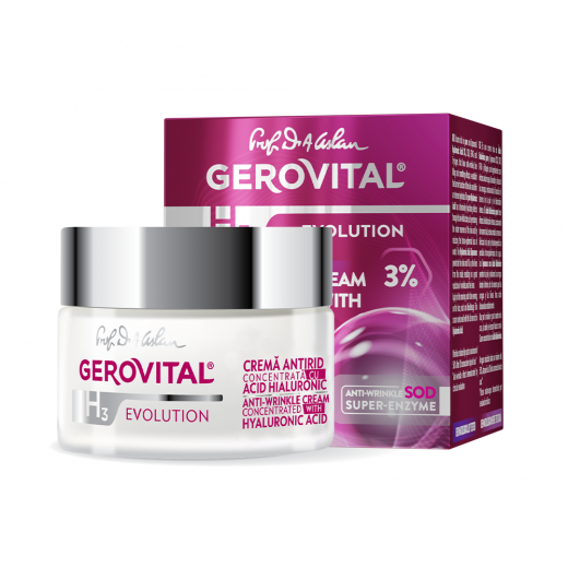 Gerovital H3 Evolution anti-wrinkle Cream Concentrated With Hyaluronic