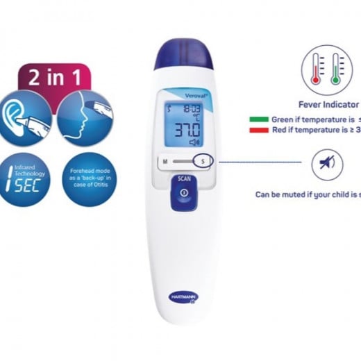 Hartmann Veroval® Fever - 2 in 1 Infrared Thermometer