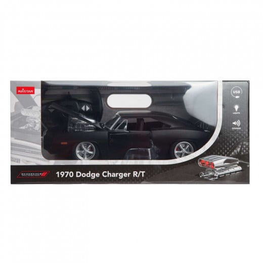 Rastar R/C 1:16 Dodge Charger R/T with engine Version,USB charging