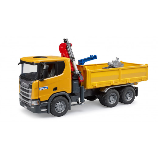 Bruder Scania Super 560R Construction Site Truck with Crane