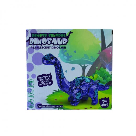 Stoys Sequin Dinosaur Blue R/C