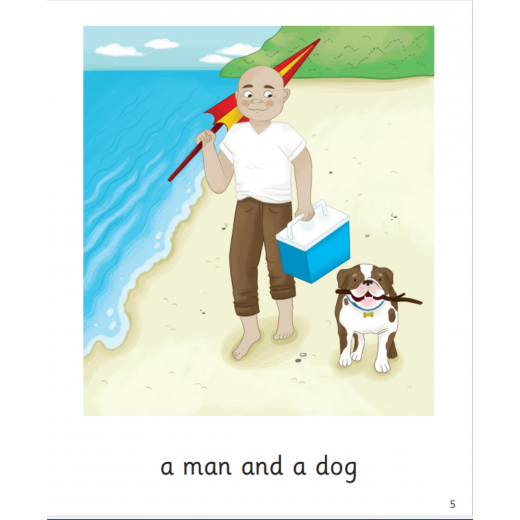 Man and Dog: My Letters and Sounds Phase Two Phonics Reader