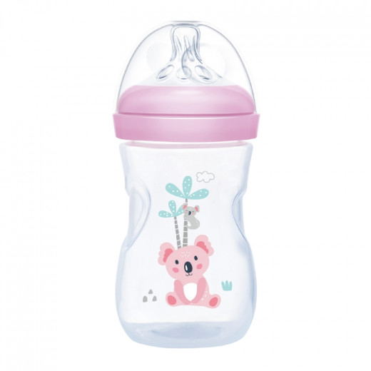 aBaby Natural Baby Bottle 240 m, Pink
