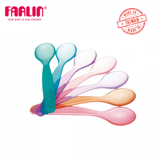 Farlin Rainbow Spoon Elder Set, 12+ months