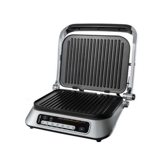 .Arshia Smart Contact Electric Grill , Non-stick grill plates , 2100 Watts , 3 operating positions.closed . open 90°. open 180°