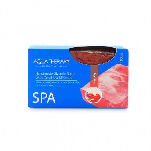Aqua Therapy Hand Made Glycerine Soap ( Rose), 180g