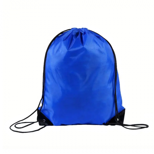 حقيبة ظهر برباط باللون الأزرق أو النهدي