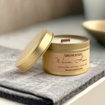 AROMANCE Warm Honey Scented Candle Tin