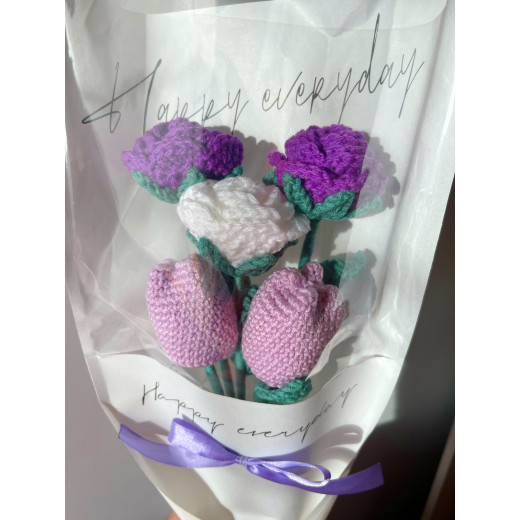 1 Pc Handmade flowers' bouquet