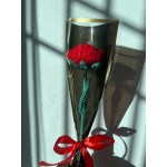 1Pc handmade red rose
